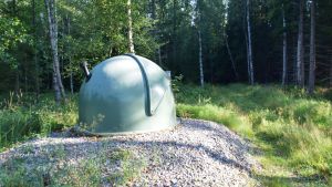 Brunn vid Ekerö vattentäkt i Horsbäck. Brunn vid vattentäkten i Ekerö, Horsbäck.