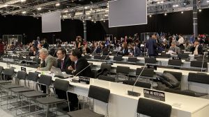 USA har haft en fyra år lång paus från klimatdiplomatin. Här FN:s klimattoppmöte i Madrid år 2019 Klimatmötet i Madrid