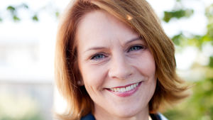 Kommunikation är nyckeln anser Christel Björkstrand. Christel Björkstrand är generalsekreterare för Finlands Svenska Idrott r.f.