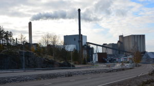Det nya kombikraftverket i Nådendal togs i bruk i slutet av förra året.. Kombikraftverket i Nådendal