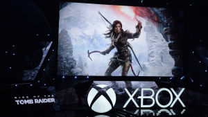Tomb Raider-triologin kommer också finnas på Stadia På bilden syns en stillbild ur spelet Tomb Rider