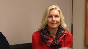 Barbara Heinonen och hela Garantiföreningens styrelse beslöt att de sitter kvar i styrelsen tills hela rättsprocessen är klar. Då fastigheten i Pjukala är såld upphör föreningen. Mariehamns stadsdirektör Barbara Heinonen.
