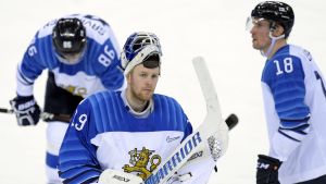 Det var många tomma blickar efter uttåget i Sydkorea. Mikko Koskinen, Lejonen OS 2018.