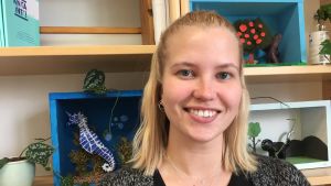 Jessica Sjöholms uppgifter är mångsidiga. Hon ordnar till exempel rastaktiviteter, spelar spel och kastar boll med eleverna. Hon har också läxhjälp och äter lunch med vissa elever. jessica sjöholm