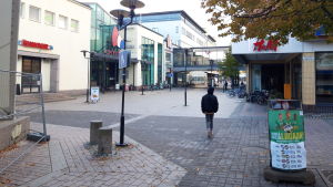 Karleby centrum vid Seglet där det finns kamera. Chydenia i centrum av Karleby.