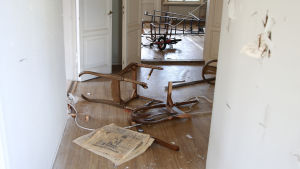Vandalism i Villa Soltuna i Nickby sommaren 2017. Vandalism i Villa Soltuna i Nickby