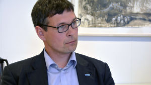Jari Salminen är huvudförtroendeman för FOSU som för fram de FOSU-anställdas röst Huvudförtroendeman Jari Salminen i Raseborg.