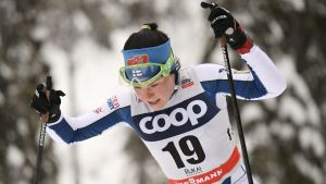 Pärmäkoski för första gången utanför sprintfinal denna säsong. Krista Pärmäkoski i Lillehammer