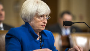 Fedchefen Janet Yellen. Janet Yellen, ordförande för den amerikanska centralbanken
