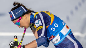 Kerttu Niskanen åkte 10 kilometer klassiskt i Seefeld.