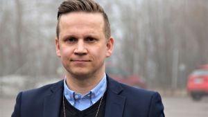Kriminalkommissarie Mats Sjöholm. Porträttbild på poliskommissarie Mats Sjöholm.