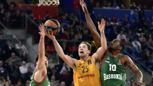 Petteri Koponen kommer att leda Finlands anfall. Basketspelaren Petteri Koponen