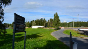 Sportplan i Nedervetil är flitigt i bruk i september. Bild från Idrottsplan i Nedervetil.