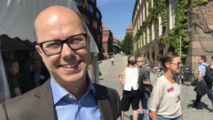 Jonas Eliasson, trafikdirektör i Stockholm, säger att alla är väldigt nöjda med de tester som har gjorts i stan hittills. Porträttbild på Jonas Eliasson, trafikdirektör i Stockholm.
