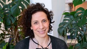 Paola Dadda kommer nu att få dela sin jobbdag på distans med tre skolelever. Hem och skolas ordf. i Lypa - Paola Dadda