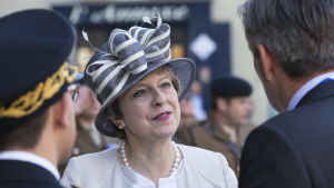 Theresa May deltog på torsdag i minneshögtider för landstigningen i Normandie i Frankrike. I dag avgick hon formellt, och nu ska de konservativa rösta fram en efterträdare till henne. Theresa May deltog den 6 juni 2019 i minneshögtider för landstigningen i Normandie i Frankrike.