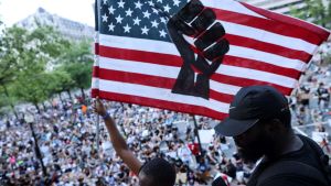 Lördagens demonstrationer i Washington var massiva. Lördagens demonstrationer i Washington var massiva.