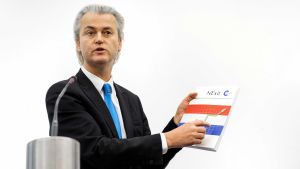 Det nederländska Frihetspartiets partiledare Geert Wilders