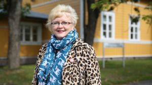 Kommundirektören i Lappträsk, Tiina Heikka, tror på samarbete. Kommundirektören i Lappträsk Tiina Heikka