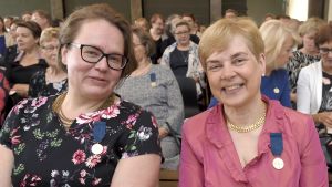 Sanna Heikkinen och Pirjo Hartikainen. Sanna Heikkinen och Pirjo Hartikainen.