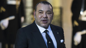 Marockos kung Mohammed VI i Paris 2015. Marockos kung Mohammed VI i Paris 2015.