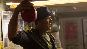 Från Rocky till Creed II. Stallone har spelat samma rollgestalt i fyrtiotvå år. Sylvester Stallone i filmen Creed.