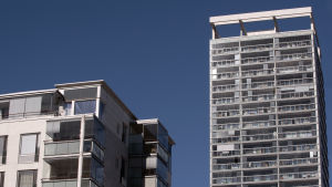 År 2020 har kring 1,5 miljarder euro reservats för bostadsbidrag. Tornitalo Helsingin Vuosaaressa.