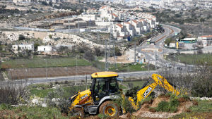 Israeliska bosättningar i Kiryat Arba i Hebron på Västbanken Israelisk bosättning på Västbanken