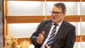 Juha Ruippo, chef för internationella ärenden vid Centralförbundet för lant- och skogsbruksproducenter MTK. Juha Ruippo, kansainvälisten asioiden johtaja, MTK