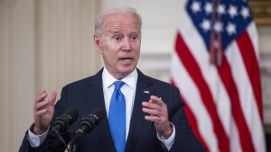 USA:s president Joe Biden gick i början av maj ut med att han stöder slopade patent för coronavaccin. USA:s president Joe Biden talar