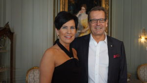 Jarmo och Irmeli Viinanen, Finlands ambassadörspar i Stockholm. Jarmo och Irma Viinanen, Finlands ambassadörspar i Stockholm