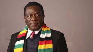 Emmerson Mnangagwa lovade storstilade reformer då han tillträdde som president 2017. Zimbabwes president Emmerson Mnangagwa