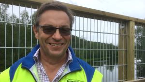 Henrik Westerlund har haft ansvaret för planeringen av friluftsleden Banvallen. Henrik Westerlund.