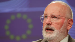 Nederländska kommissionären Frans Timmermans är ansvarig för EU:s gröna giv. Frans Timmermans.