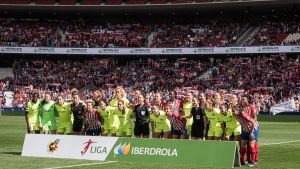 Världsrekord på läktarna i Spanien den 17 mars 2019. Atletico och Barcelona möttes inför drygt 60 000 ögonpar - världsrekord för klubbfotboll.