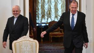 Sergej Lavrov och Mohammad Javad Zarif i Moskva 8.5.2019 Sergej Lavrov och Mohammad Javad Zarif i Moskva 8.5.2019
