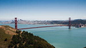San Franciscos beslut att förbjuda tekniken kan kanske påverka andra amerikanska städer och deras förhållningssätt. Golden Gate i San Fransisco.