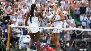 Cori Gauffs match mot Polona Hercog är över. Cori Gauffs match mot Polona Hercog är över.