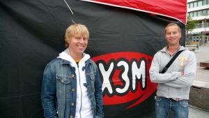 Kanske du minns något roligt som Nicke och Magnus höll på med? Nicke Aldén och Magnus Hansén, redaktörer på Radio X3M i Vasa