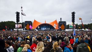 Arkivbild från Roskildefestivalen 2011. Publik på Roskildefestivalen i fjol.