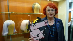 Sirpa Asko-Seljavaara (Saml) tycker att saluhallen skulle kunna placeras i Norsjö. Bilden är tagen i samband med tv-programmet Tredje Statsmakten. Sirpa Asko-Seljavaara