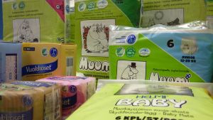 Användningen av blöjor har ökat betydligt de senaste 60 åren och är stor global business. Blöj- och bindtillverkaren Delipaps produkter