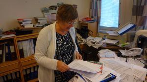 Alice Backström efterlyser mer samarbete mellan kommunens enheter. Alice Backström.
