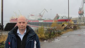 Karleby hamn kan växa och utvecklas allt efter behov, säger Torbjörn Witting.