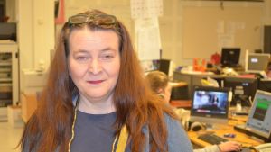 Agneta Rahikainen koordinerar det finlandssvenska programutbudet på bokmässan i Göteborg.