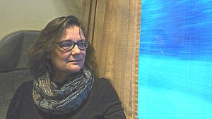 Rälsbussen är väldigt viktig för pendlarna, säger Elisabeth Kajander. Elisabeth Kajander pendlar till jobbet