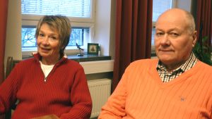 Jouko Kavander som fullmäktigeordförande och Barbro Wikberg som första vice ordförande för fullmäktige. Jouko Kavander och Barbro Wikberg