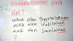 Mannen ville inte att kvinnan skulle lära sig finska. finskakurs för invandrare