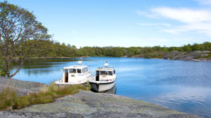 Byviken hör till de populäraste naturhamnarna i Skärgårdshavet. Byviken är en populär naturhamn.