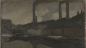 Piet Mondrian: Die königliche Wachskerzenfabrik (ca 1895 - 1899) Die königliche Wachskerzenfabrik, um 1895-1899